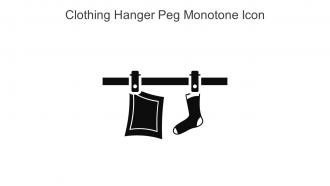 Clothing Hanger Peg Monotone Icon In Powerpoint Pptx Png And Editable Eps Format