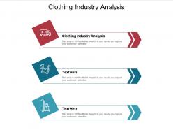 Clothing industry analysis ppt powerpoint presentation layouts styles cpb