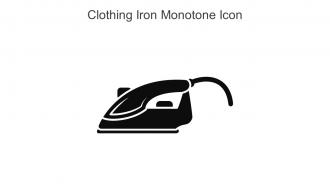 Clothing Iron Monotone Icon In Powerpoint Pptx Png And Editable Eps Format