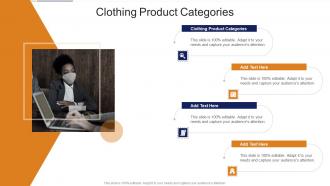 Clothing Product Categories In Powerpoint And Google Slides Cpb