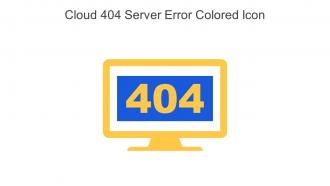 Cloud 404 Server Error Colored Icon In Powerpoint Pptx Png And Editable Eps Format