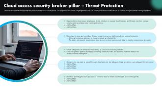 Cloud Access Security Broker Pillar Threat Protection CASB Cloud Security
