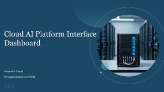Cloud AI Platform Interface Dashboard PPT Example VA