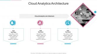Cloud Analytics Architecture In Powerpoint And Google Slides Cpb