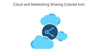 Cloud And Networking Sharing Colored Icon In Powerpoint Pptx Png And Editable Eps Format