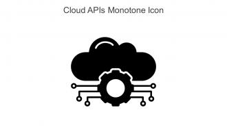Cloud Apis Monotone Icon In Powerpoint Pptx Png And Editable Eps Format