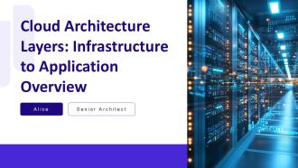 Cloud Architecture Layers Infrastructure To Application Overview PPT Designs AT