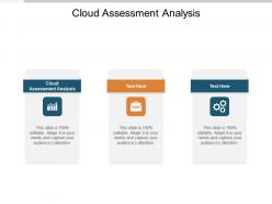 Cloud assessment analysis ppt powerpoint presentation model backgrounds cpb