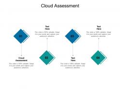 Cloud assessment ppt powerpoint presentation show graphics design cpb
