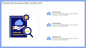 Cloud Audit Powerpoint Ppt Template Bundles CRP Customizable Adaptable