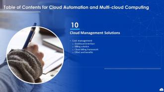 Cloud Automation And Multi Cloud Computing Powerpoint Presentation Slides