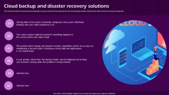 Cloud Backup And Disaster Recovery Solutions Virtual Cloud IT