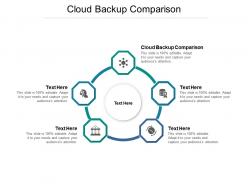 Cloud backup comparison ppt powerpoint presentation model themes cpb