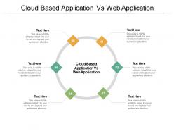 Cloud based application vs web application ppt powerpoint presentation summary slide download cpb
