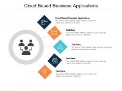 Cloud based business applications ppt powerpoint presentation model slide cpb