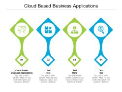 Cloud based business applications ppt powerpoint presentation portfolio ideas cpb