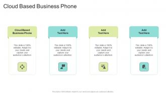 Cloud Based Business Phone In Powerpoint And Google Slides Cpb