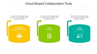 Cloud Based Collaboration Tools Ppt Powerpoint Presentation Summary Slide Download Cpb