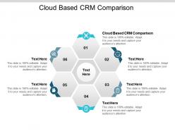 Cloud based crm comparison ppt powerpoint presentation infographics guidelines cpb