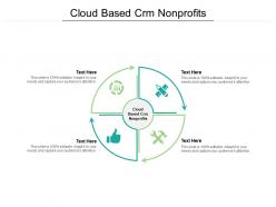 Cloud based crm nonprofits ppt powerpoint presentation inspiration example topics cpb