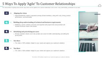 Cloud based customer relationship management 5 ways to apply agile to customer relationships