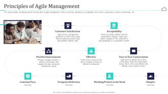 Cloud based customer relationship management principles of agile management