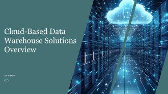 Cloud Based Data Warehouse Solutions Overview PPT Guidelines AT