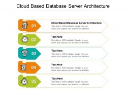 Cloud based database server architecture ppt powerpoint presentation show visual aids cpb