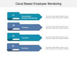 Cloud based employee monitoring ppt powerpoint presentation infographics show cpb