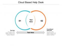 Cloud Based Help Desk Ppt Powerpoint Presentation Gallery Template