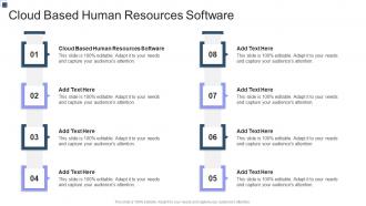 Cloud Based Human Resources Software In Powerpoint And Google Slides Cpb