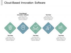Cloud based innovation software ppt powerpoint presentation summary demonstration cpb