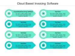 Cloud based invoicing software ppt powerpoint presentation file slides cpb