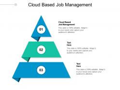 Cloud based job management ppt powerpoint presentation icon diagrams cpb