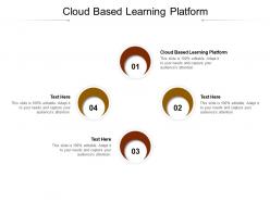 Cloud based learning platform ppt powerpoint presentation layouts ideas cpb
