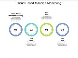 Cloud based machine monitoring ppt powerpoint presentation infographic template cpb
