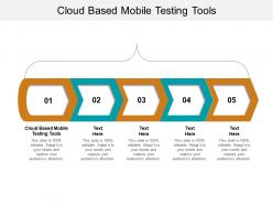 Cloud based mobile testing tools ppt powerpoint presentation gallery guide cpb