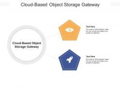 Cloud based object storage gateway ppt powerpoint presentation model example cpb