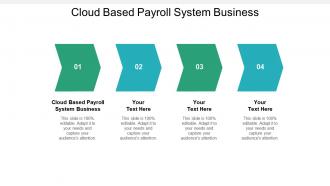 Cloud based payroll system business ppt powerpoint presentation layouts gridlines cpb