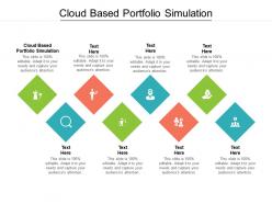 Cloud based portfolio simulation ppt powerpoint presentation inspiration styles cpb