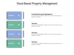 Cloud based property management ppt powerpoint presentation professional themes cpb