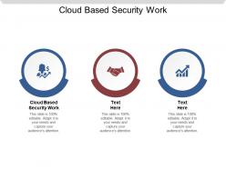 Cloud based security work ppt powerpoint presentation summary pictures cpb
