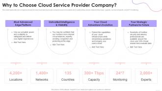 Cloud Based Services Why To Choose Cloud Service Provider Company