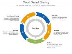 Cloud based sharing ppt powerpoint presentation model shapes cpb