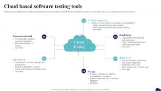 Cloud Based Software Testing Tools