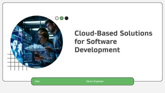 Cloud Based Solutions For Software Development PPT Example AT