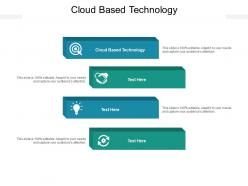 Cloud based technology ppt powerpoint presentation professional gallery cpb