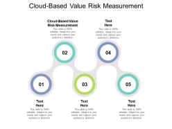 Cloud based value risk measurement ppt powerpoint presentation file master slide cpb