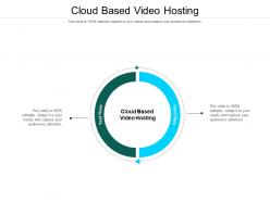 Cloud based video hosting ppt powerpoint presentation summary cpb