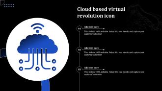 Cloud Based Virtual Revolution Icon